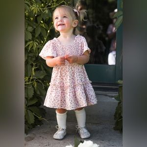 Ivy City Co. Posie baby dress and bloomers size 6-9 months